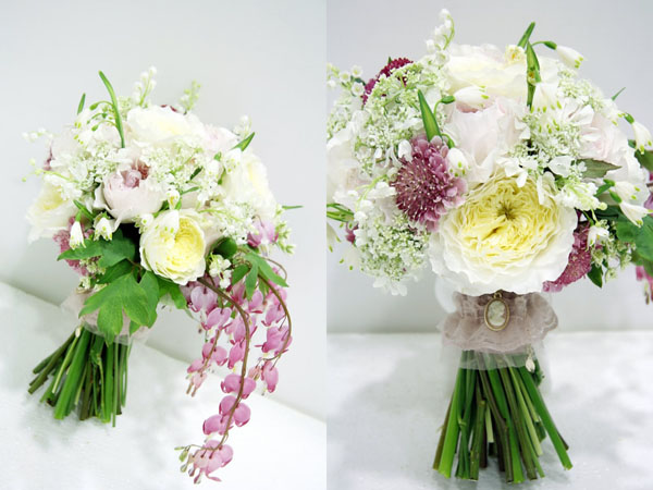 buchet din lacramioare si alte flori pentru nunta