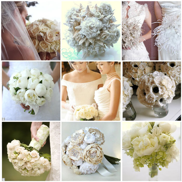 buchete din flori albe