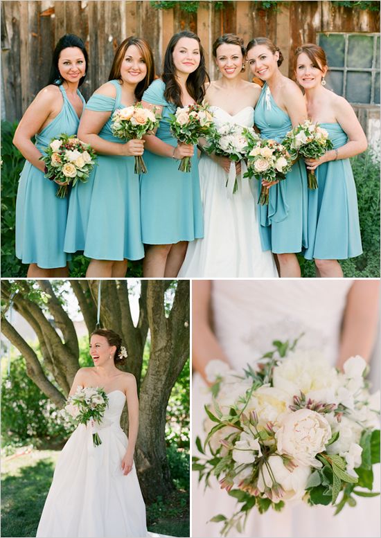 rochii scurte albastre nunta